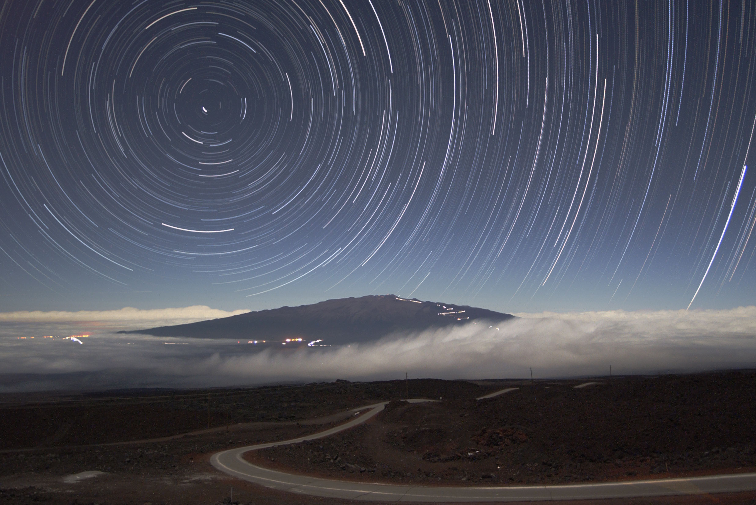 star trails